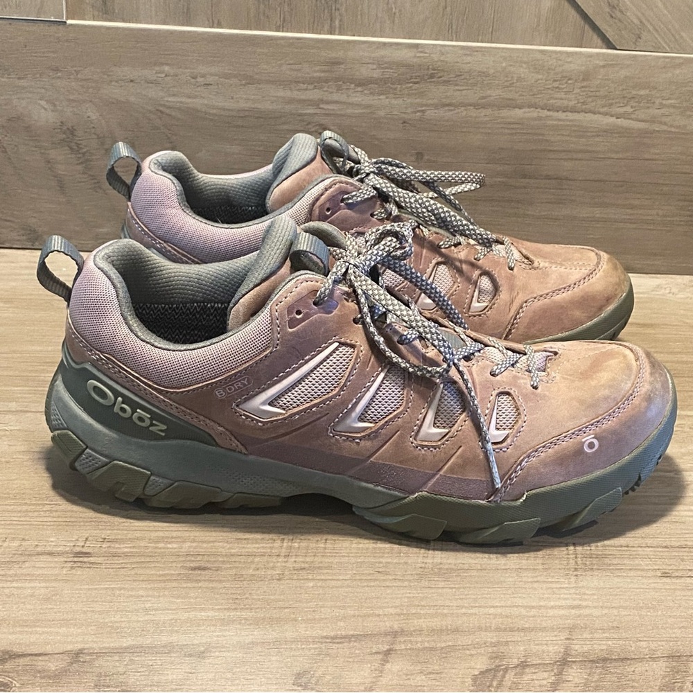 Oboz Sawtooth X Low Women's Size 11 Trail Hiking Shoes Sneakers Brown